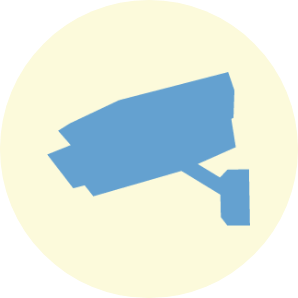 各保育室に 防犯カメラ