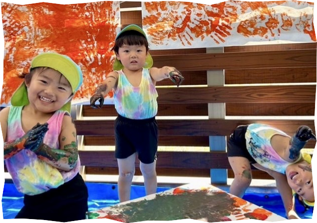 自分らしくのびのびと思いや考え、イメージを表現する子ども