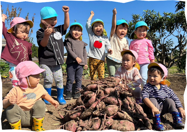 食べることを楽しめる子ども